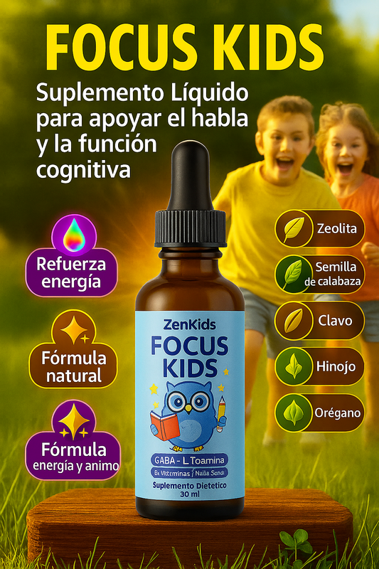 FOCUS KIDS - SUPLEMENTO LIQUIDO